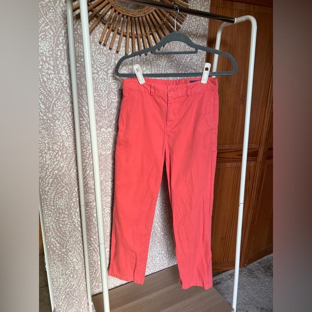 Vineyard Vines Kids Straight Chino‎ Pants in Bright Coral Pink